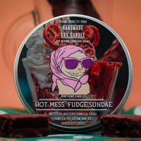 'Hot Mess' Fudge Sundae Scented Candle (VG)