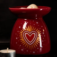 Nostalgic Red Heart Oil Burner