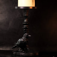 Raven Pillar Candle Holder