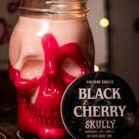 Black Cherry Skully Scented Candle (VG)