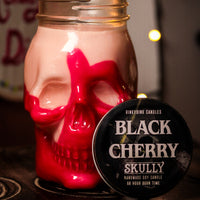 Black Cherry Skully Scented Candle (VG)