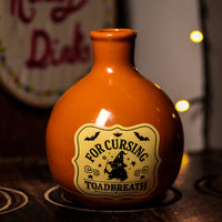 Cursing Toadbreath Apothecary Ceramic Vase
