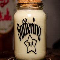 Suffering Jam Jar Candle (VG) (Vanilla Scented)