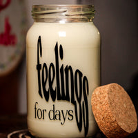 Feelings For Days Jam Jar Candle (VG) (Vanilla Scented)