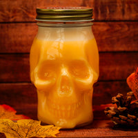 Buttery Beer Scented Skully Candle (VG)