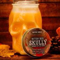 Buttery Beer Scented Skully Candle (VG)