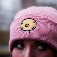 Pink Embroidered CHICC Beanie