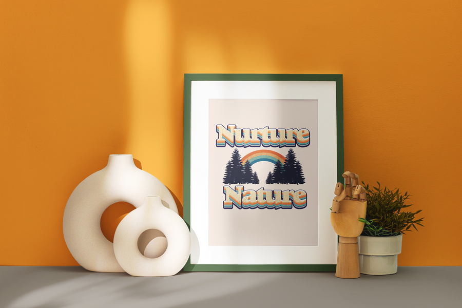 Nurture Nature © - A4 Print - Original Artwork by RinkyDink©