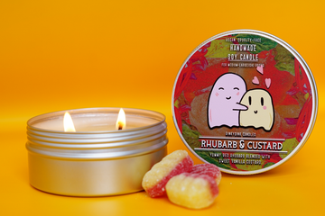 Rhubarb and Custard Scented Candle (VG)