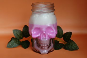 Neapolitan Triple Scented Skully Candle (VG)