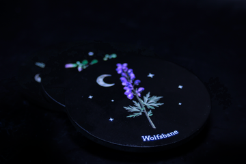 Wolfsbane Poison Candle Coaster
