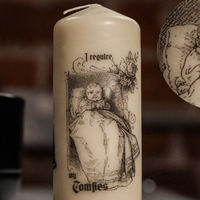 I Require My Comfies Pillar Candle