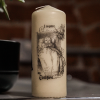 I Require My Comfies Pillar Candle