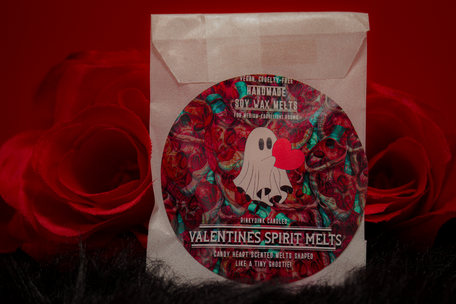 Heart Balloon Valentines Ghost Wax Single Melt