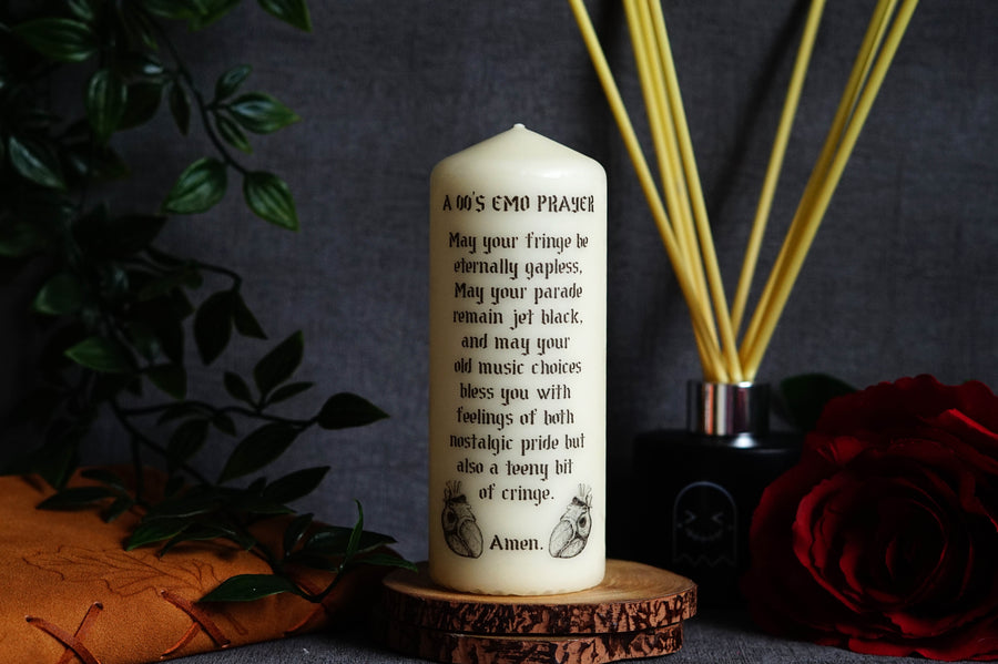 An Emo Prayer© Pillar Candle (VG)