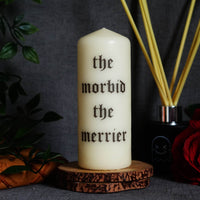 The Morbid The Merrier Pillar Candle (VG)