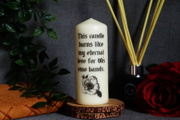 The Original Emo Bands© Pillar Candle (VG)
