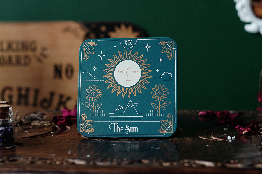 The Sun Tarot Candle Coaster