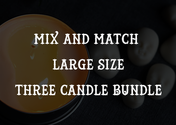 Mix and Match 3 Candle Bundle - Size Large